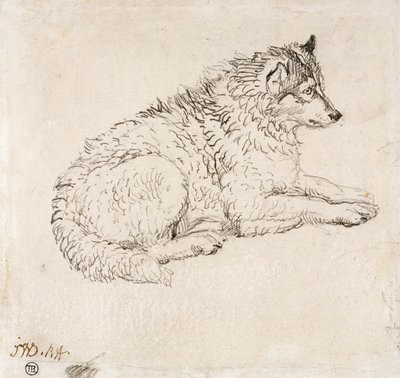 Arctic Dog, Facing Right by James Ward